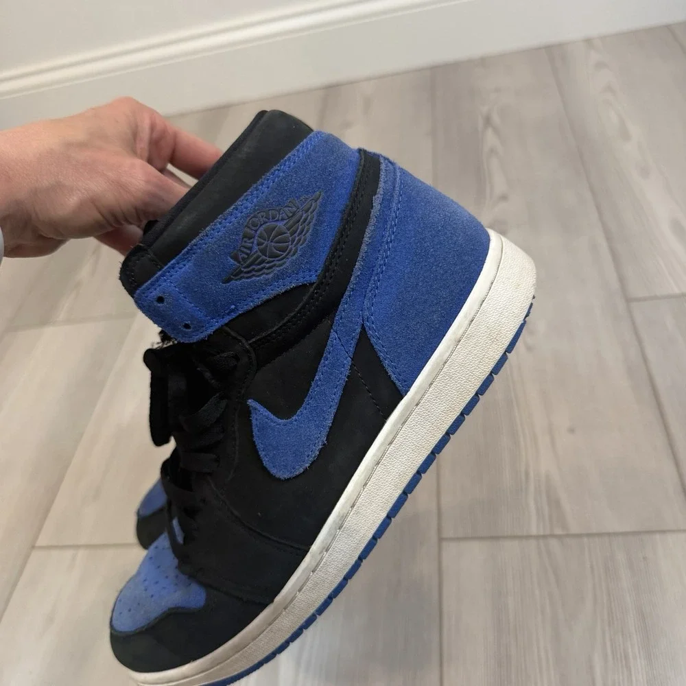Nike Air Jordan‎ 1 High OG Men's Size 9 DZ5485-042 Black & Royal Blue